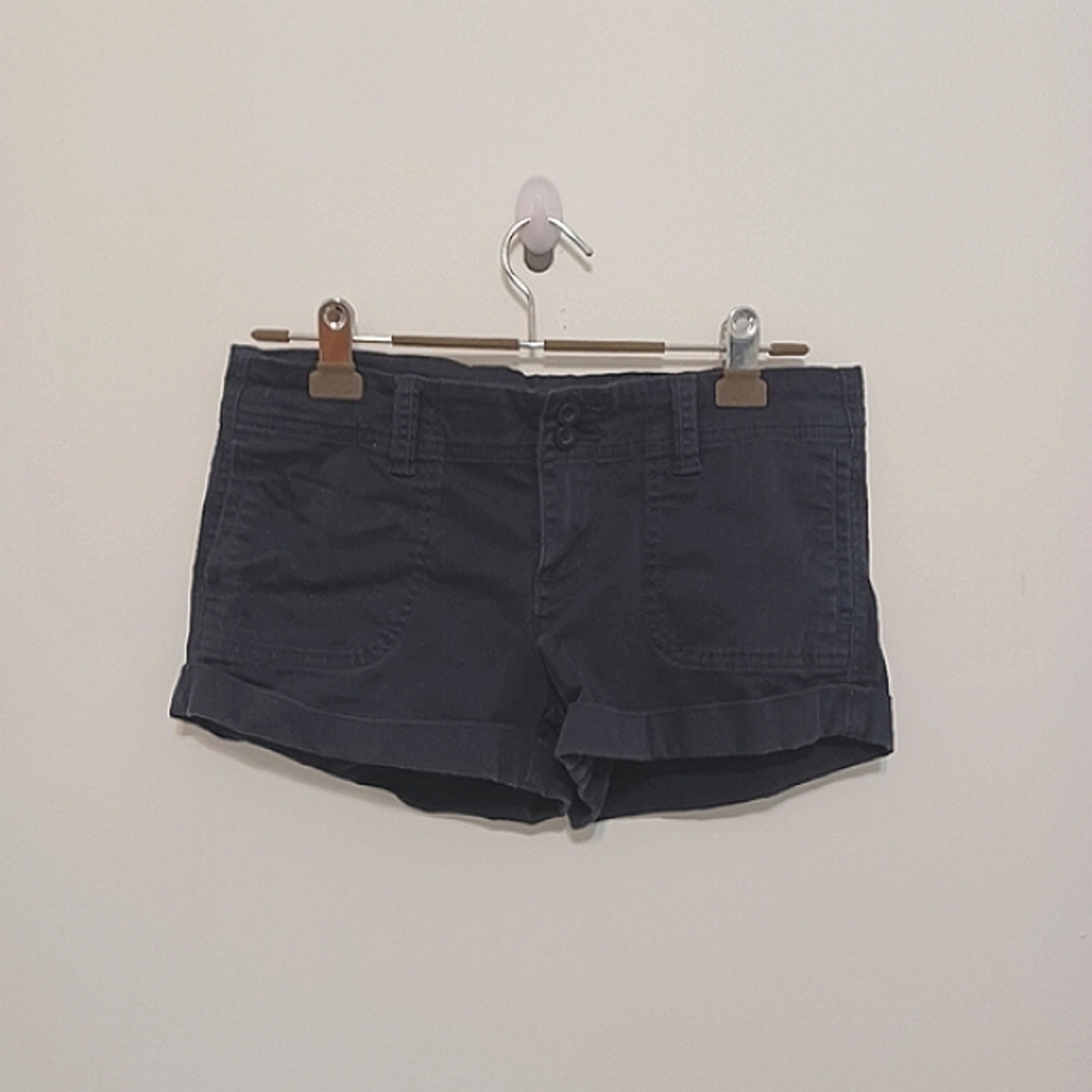 FREE w/$30 Purchase; Dark Blue Forever 21 Cuffed Short Shorts